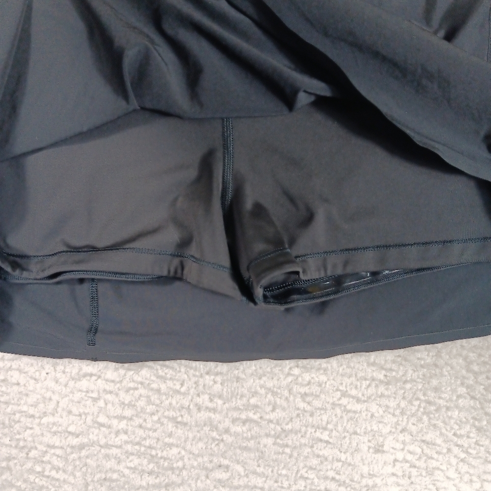 Athleta Skort Womens XL Black Run With It 14" Skort Jupe-Short Golf Tennis - Picture 4 of 13